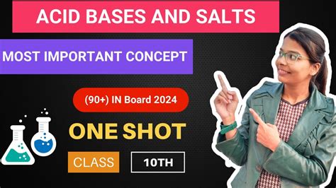 Acid Bases And Salts Class 10 Ncert Covered One Shot Mind Map