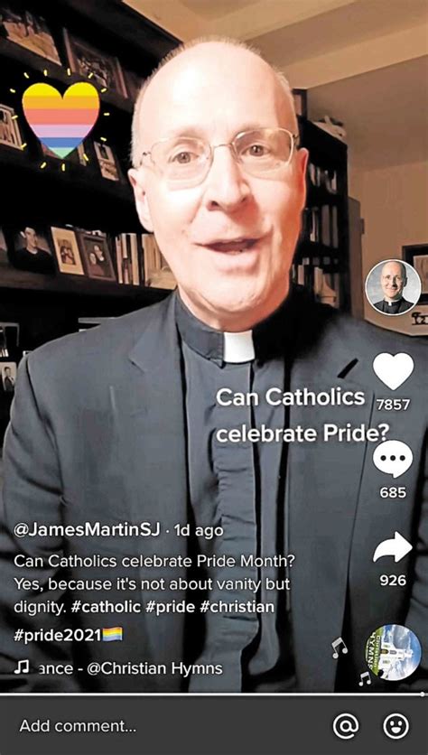 Jesuit Priest Outspoken Champion Of Lgbtq Joins Tiktok Lifestyleq