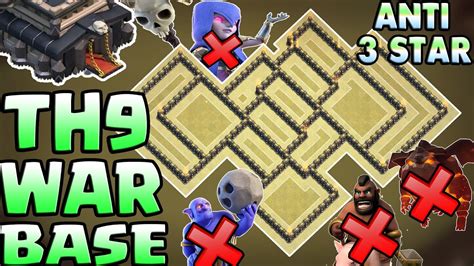 Town Hall 9 Th9 War Base 2018 Anti 3 Star Anti Everything