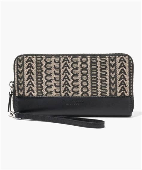 The Monogram Jacquard Continental Wristlet