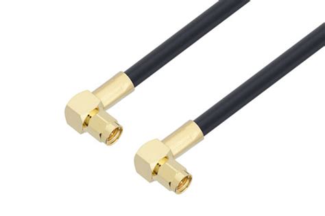 SMA Male Right Angle To SMA Male Right Angle Low Loss Cable Using LMR