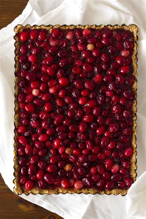 Nut Crusted Cranberry Tart Girlversusdough Cranberry Tart Cranberry