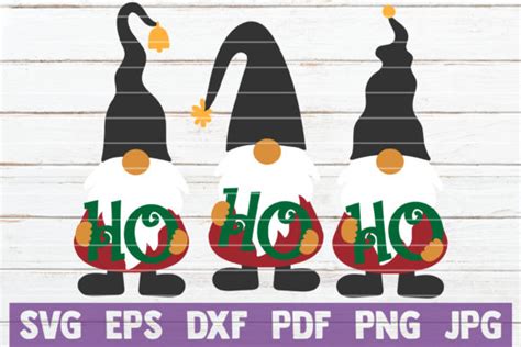 Gnomes Ho Ho Ho Graphic By Mintymarshmallows · Creative Fabrica