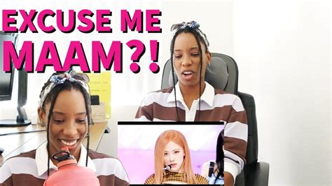 Reacting To Shut Down Blackpink Ros Facecam Sbs Inkigayo