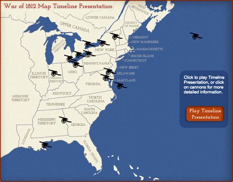 Battle Of 1812 Map