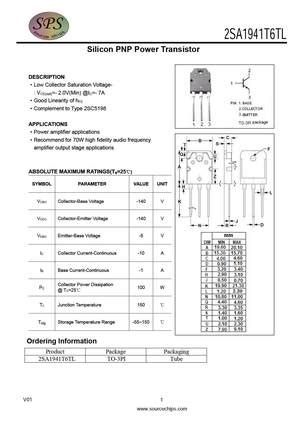 A Datasheet Equivalente Reemplazo Todos Los Transistores Hoja