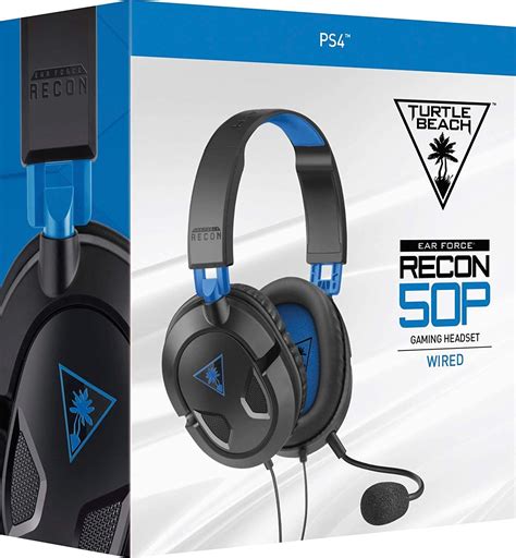 Turtle Beach Ear Force Recon 50p Stereo Gaming Headset Playstation 4 Blueblack Buy Best