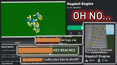 Roblox Ragdoll Engine Players Youtube