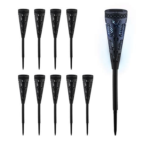Relaxdays Lampe Solaire Pour Extérieur Set De 10 Originale Ressemble