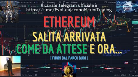 ETHEREUM Analisi Evoluta Del 23 05 23 Salita Arrivata Come Da