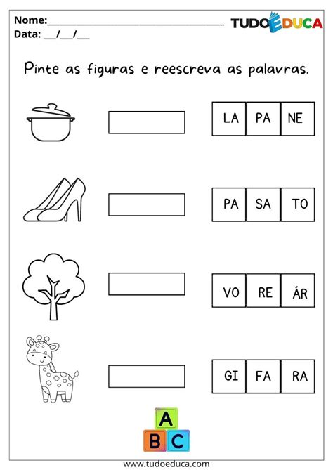 Atividades De Portugu S Para Alunos Tdah Para Imprimir