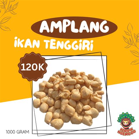 Jual Amplang Ikan Tenggiri Varian 1000 Gram Shopee Indonesia