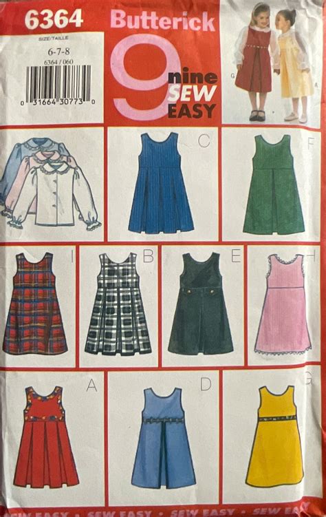 Butterick Sewing Pattern Vintage Cut Etsy