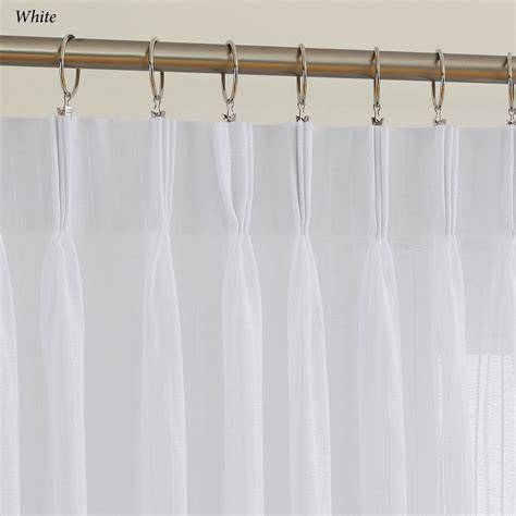 Colyton Semi Sheer Pinch Pleat Curtains