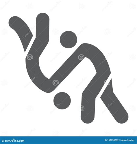 Icône De Glyph De Judo Sport Et Combat Signe De Karaté Graphiques De