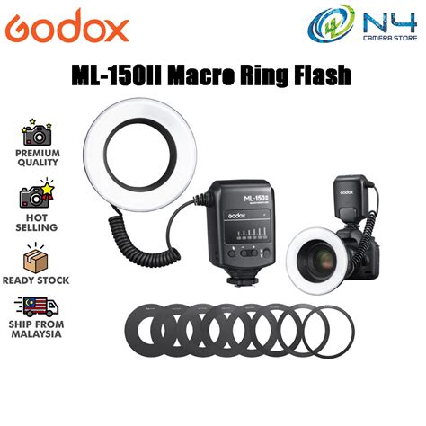 Godox ML 150II ML150II ML150 Macro Ring Speedlite Flash Light For