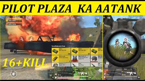 PUBG MOBILE LITE GAMEPLAY PILOT PLAZA PE FULL AATANK 16 KILL M10 DANISH