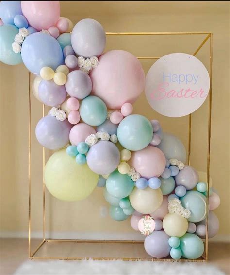 Pastel Rainbow Balloon Garland Kit Easter Balloons Pastel Etsy