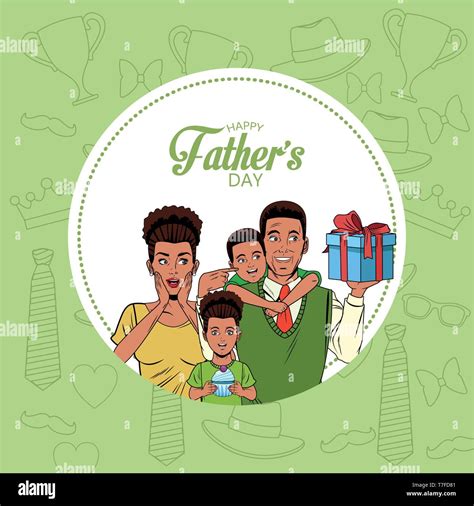 Happy Fathers Day Card Stock Vector Image And Art Alamy