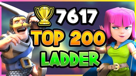 74 7617 Top 200 Ladder Push With 3 0 Xbow Cycle Clash Royale YouTube