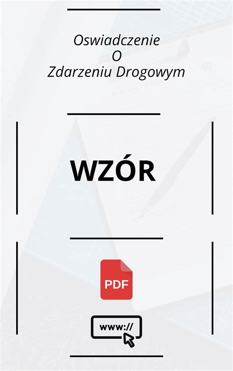 O Wiadczenie O Zdarzeniu Drogowym Wz R Pdf