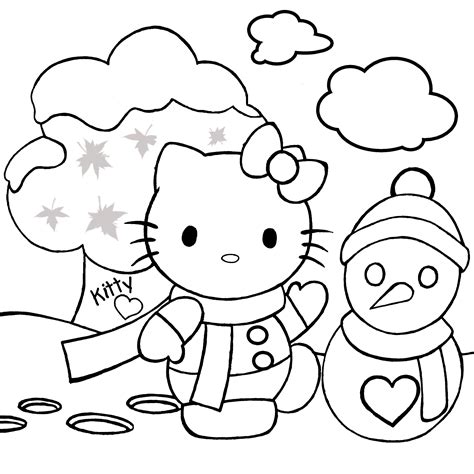 100 Mẫu Tranh Tô Màu Hello Kitty đẹp Nhất