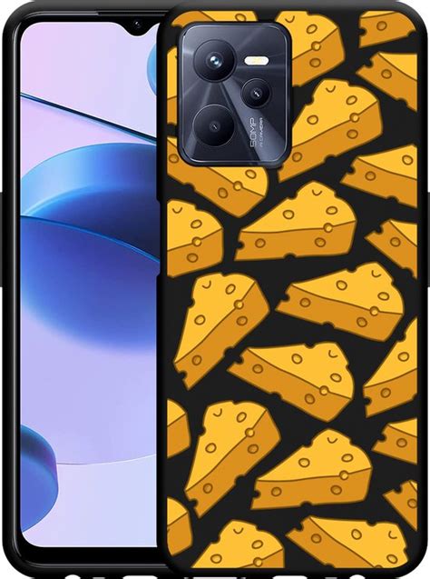 Realme C Hoesje Zwart Cheesy Designed By Cazy Bol