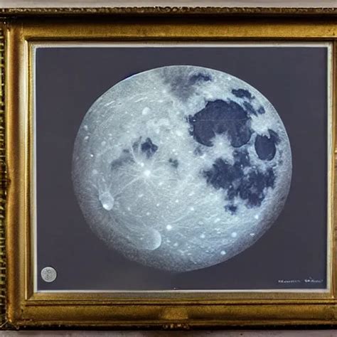 Dan Morris Celestial Smiling Moon Portrait Side View Stable