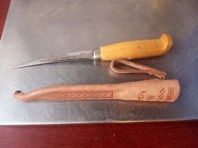 Vintage Rapala J Marttiini Finland Fish Fillet Knife W Leather