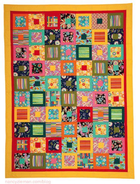 how to make an easy square within a square quilt block | Nancy Zieman Productions, LLC Blog