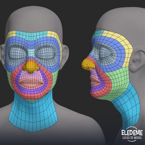 Pin By Tyler Bolyard On Character Topology Face Topology Character