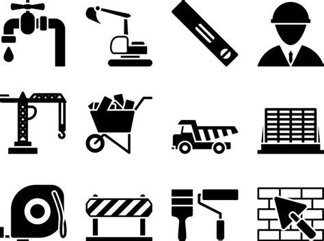 Construction tools Royalty Free Vector Image - VectorStock