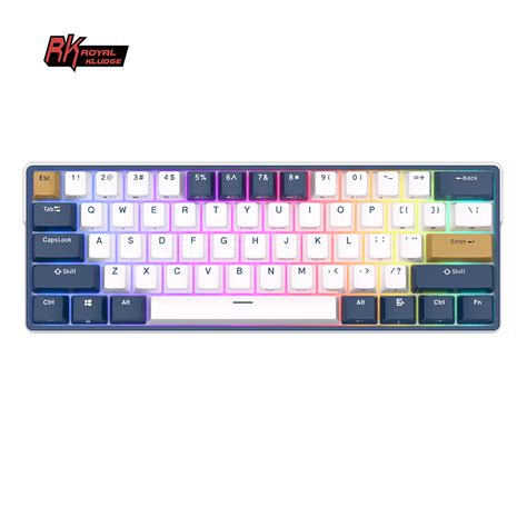 Royal Kludge Rk61 Plus 24g Wireless Bluetooh Mechanical Keyboard 61