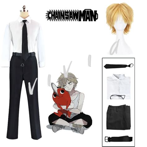 Chainsaw Man Cosplay Costume Denji Chainsaw Man Cosplay Off