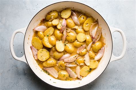 Braised Chicken With Potatoes And Chive Butter The Modern Proper