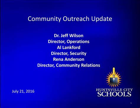 Community Outreach Update Ppt Download