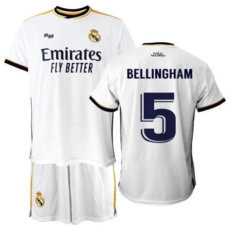 Equipacion Bellingham Real Madrid Replica Oficial A Os