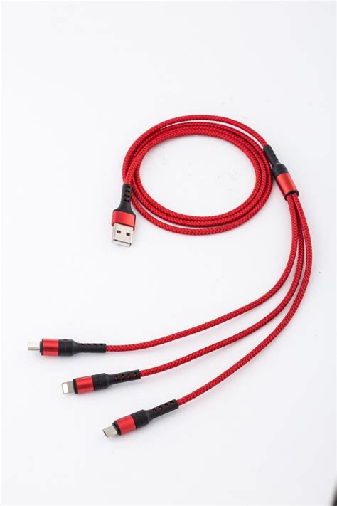 Polaroid 3in1 Charging Cable - Black & Red | Shop Today. Get it ...