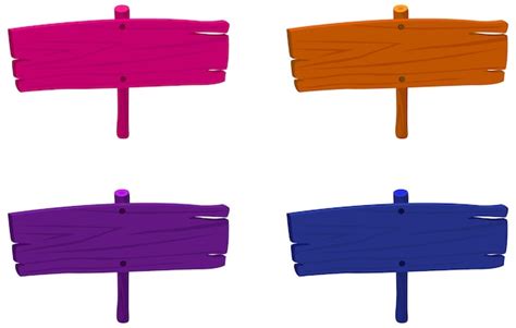 banner sign vectors illustrations