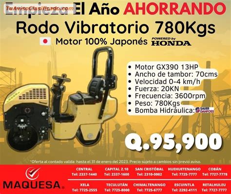 Rodo Vibratorio De Kilos Con Motor Honda Japon S Otros Var