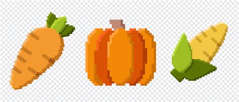 Pixel Art Icon Pixel Art Vegetables Icon Cute Pixel Vegetables 8 Bit