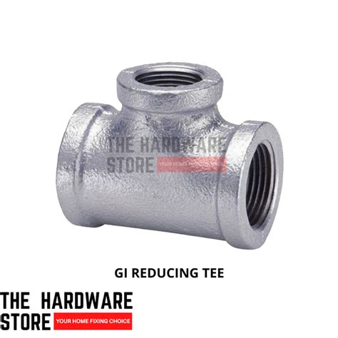 Mm Galvanized Iron Gi Reducing Elbow Socket Tee Nipple Pipe Fitting