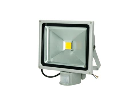 Projecteur Led Avec D Tecteur Capteur De Mouvement W Blanc Chaud