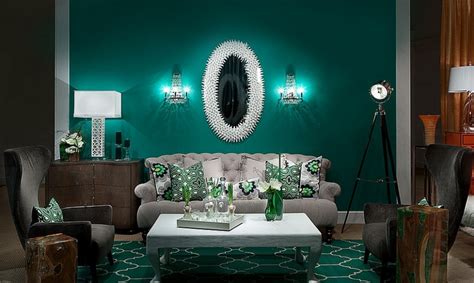 Emerald Green Living Room Accessories | Baci Living Room