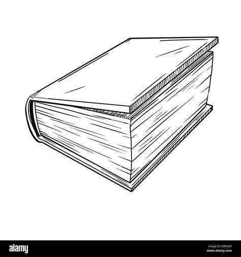 Realistic Sketch Book The Book Is Isolated On A White Background