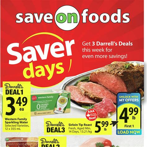 Save On Foods Weekly Flyer Weekly Savings Saver Days Edmonton Area