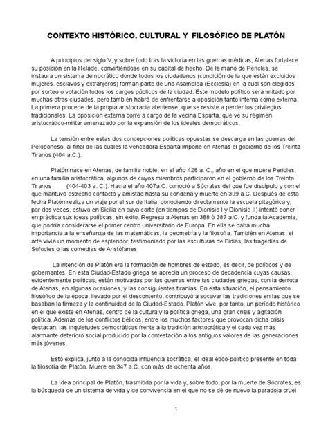 Pdf Tema El Sistema Filos Fico De Plat N Dokumen Tips