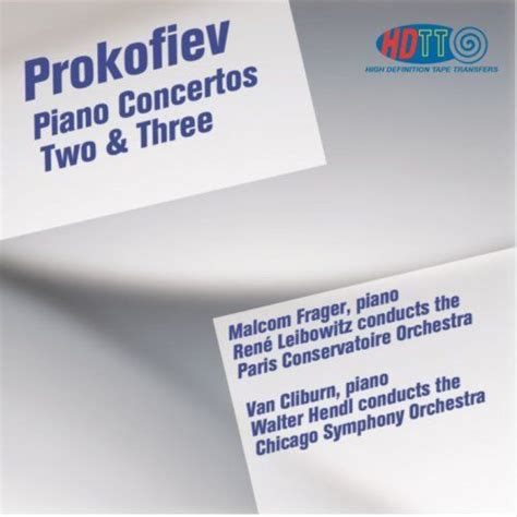 Prokofiev Piano Concertos Malcolm Frager Van Cliburn Mp Buy