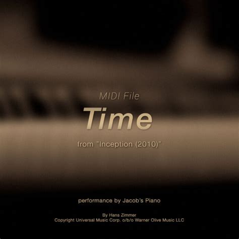 Time (from "Inception") (MIDI) - Jacob's Piano