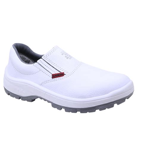 Sapato Branco De Segurança - Sapato de Segurança 2501B Branco com Elástico Nº36 - KADESH-2501BPVC21-36